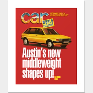 AUSTIN MAESTRO - 80s magazine cover Posters and Art